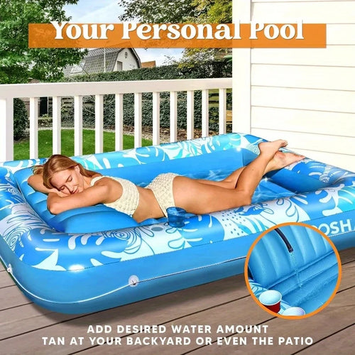 Inflatable Tanning Pool Raft