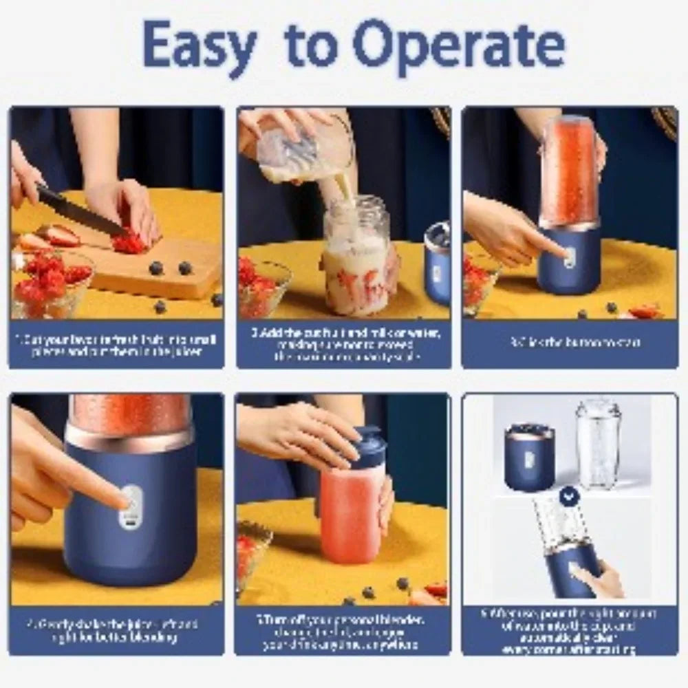 Portable USB Rechargeable Blender