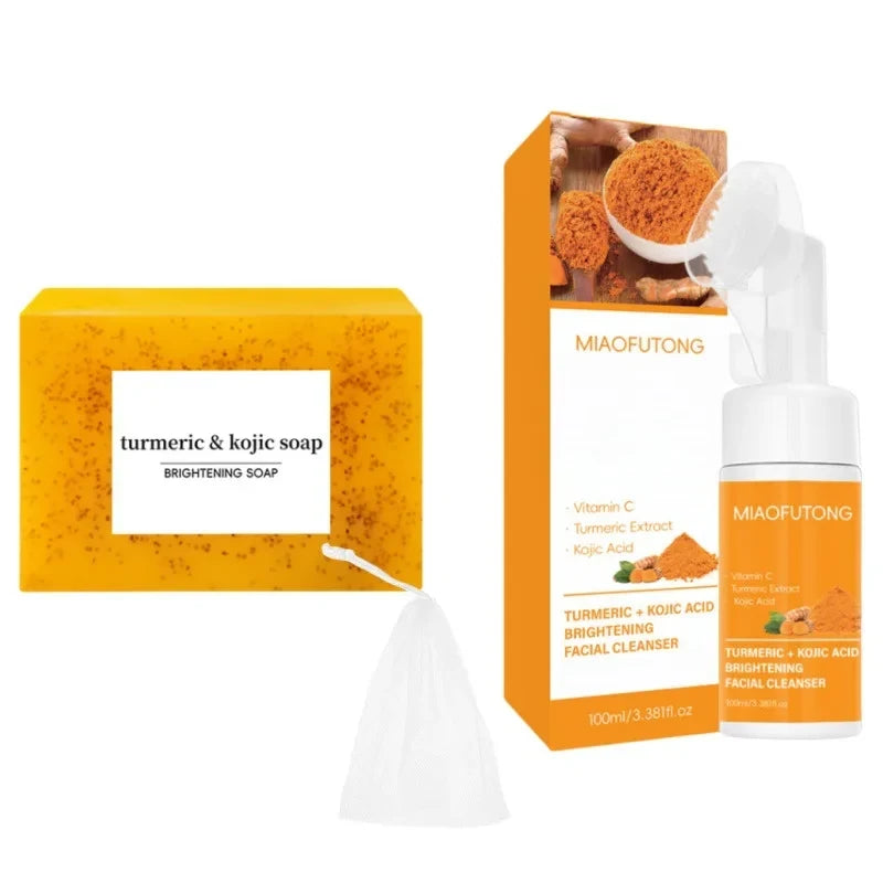 Turmeric Kojic Acid Cleansing Set