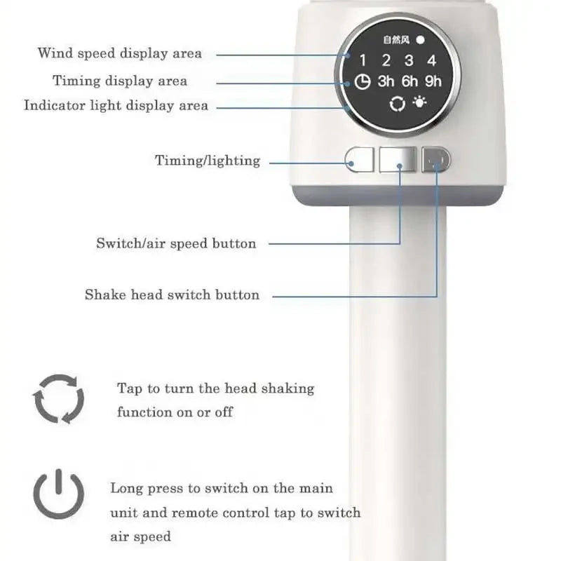 Portable Rechargeable Cooling Fan
