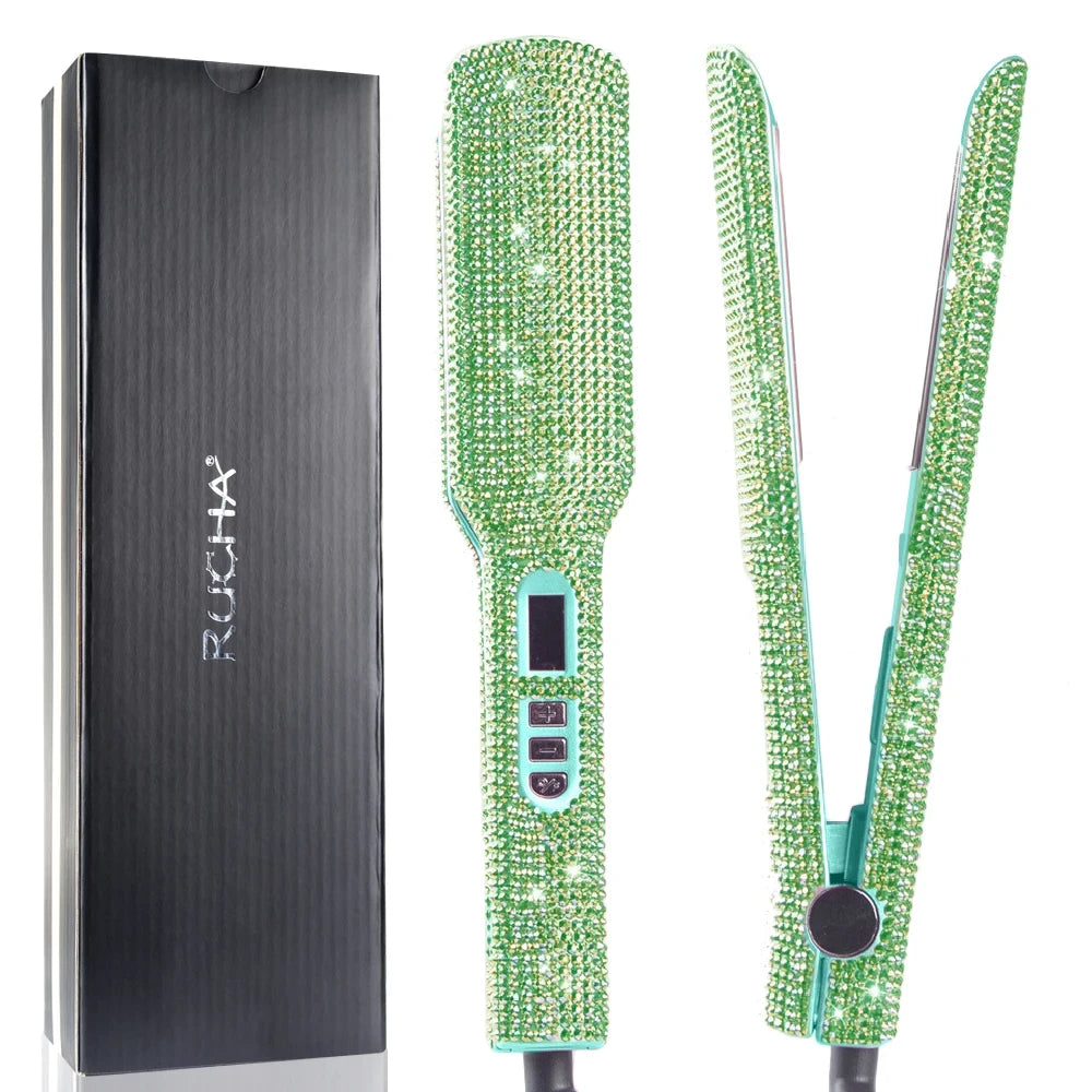 Rhinestone Titanium Hair Straightener