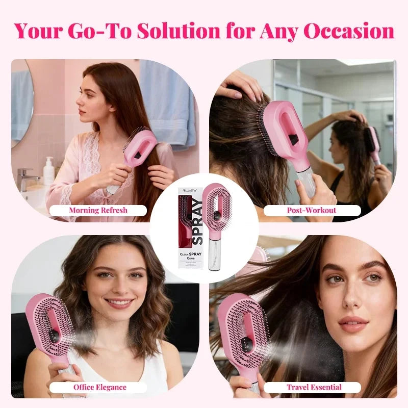 Detangling Mist Hair Brush Set